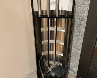 Modern fireplace tools