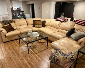 Vintage Italian Leather recliner