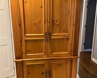 Armoire with an office or craft center inside!