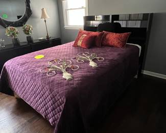 Wall art on bed - bedding - furniture