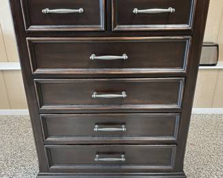 Ashley Brynhurst Chest in dark walnut