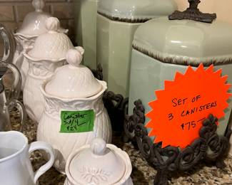 canisters - 2 sets