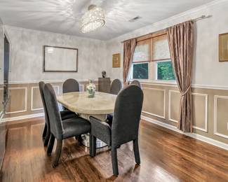 Vintage Modern Dining Set - 2 arm chairs and 4 sides