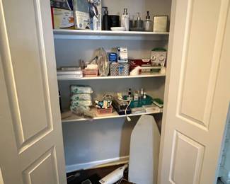 Toiletries and Irons