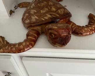 Handcarved sea turtle