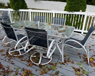 Suncoast outdoor furniture - we have 3 tables!!! Many side chairs and cocktail tables, chaises an etagere and a bar cart! This high quality furniture is a steal!