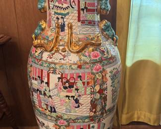 Famillie Rose large vase