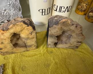 Geode book ends
