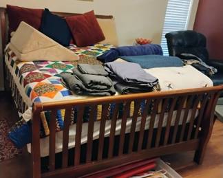 King size bed frame in mattress