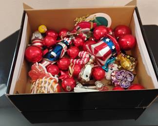 Glass glass Christmas ornaments