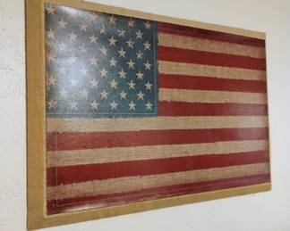 American flag decor