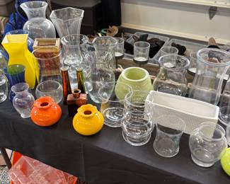 Vases and candles galore