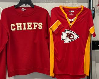 Lots of Chiefs game day gear
