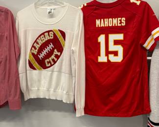 Lots of Chiefs game day gear