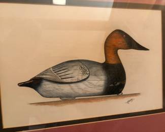 Original Paul Shertz Pencil drawing. Paul Shertz, a renowned artist of Chesapeake Bay wildlife, is also a former president of the Upper Bay Museum.