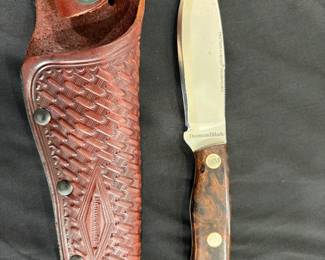 DIAMOND BLADE FRICTION FORGED CHARLES ALLEN TRADITIONAL HUNTER FIXED BLADE