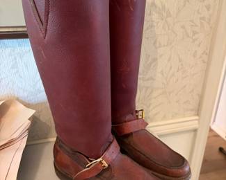 920 Vintage Gokey Tall Snake Bite Boots