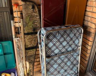 Gun cases and folding cot bed