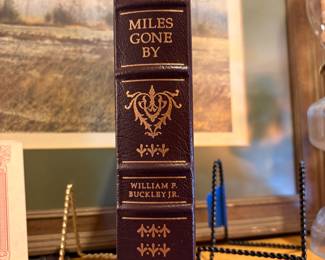 Easton Press Miles Gone By William F Buckley Jr. Signed Edition