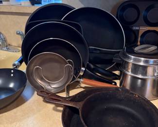 Vintage Cast Iron Skillets