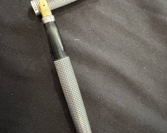 PARKER 75 CISELE STERLING SILVER SPANISH TREASURE FLEET FOUNTAIN PEN XF RARE