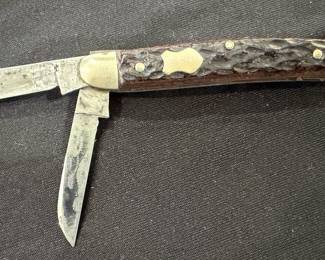 Vintage Carl Schlieper Stockman Knife Solingen Germany