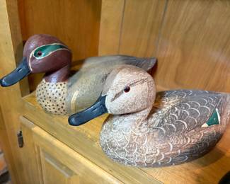 W.B. Wragg Antique Decoy - Hand Carved And Painted Signed