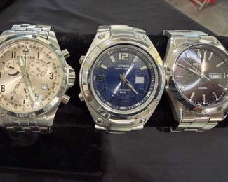 Vintage men’s watches Wenger Sweden, Seiko Casio