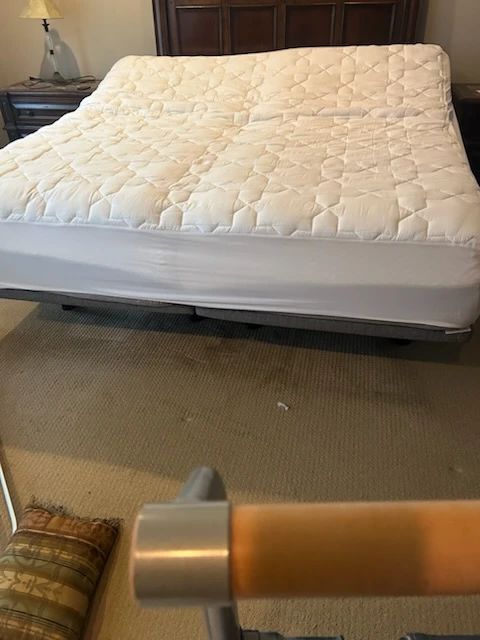 Adjustable King bed with remotes