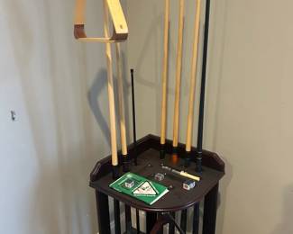 Pool table. and accesories