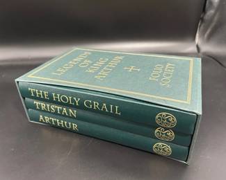 Legends Of King Arthur Set Of 3 Books Published By The Folio Society