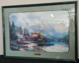 Thomas Kinkades The End Of A Perfect Day III Framed Print