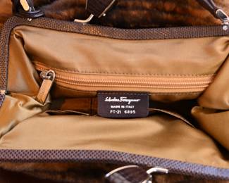 Ferragama mink muff purse