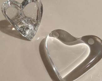 Baccarat clear Hearts
