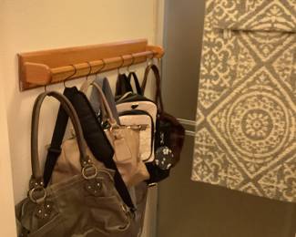 Soooooo many purses, totes & backpacks