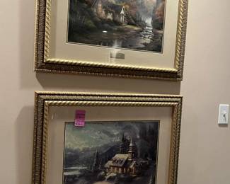 Thomas Kincaid Library Prints