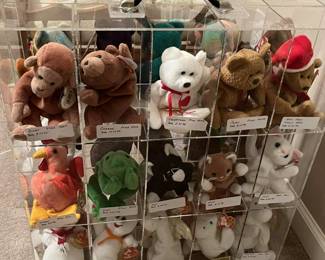 Beanie Babies in case of 30
