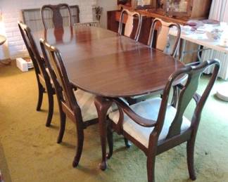 SAME DINING SHOWN WITH TWO LEAVES