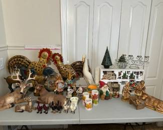 Animal Decor and Holiday Items