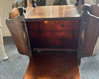 Mid century humidor with magazine rack (cooper inside)