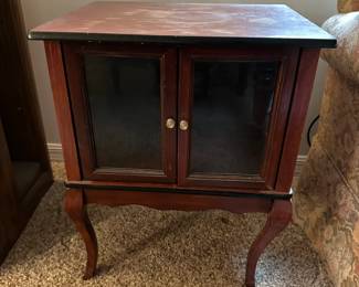 Antique end table