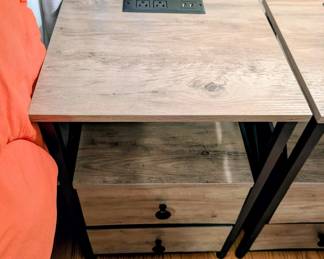 #35A+#35B Side Table w/Charging Station $12ea