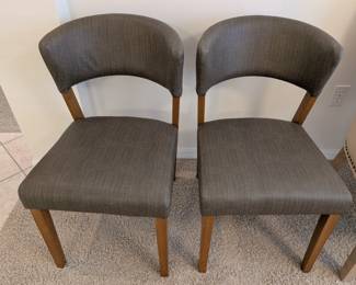#19A+#19B Gray & Wooden Chair $55ea