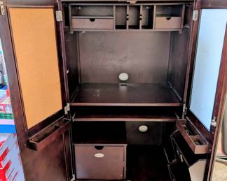 #22 Lexington Office Armoire 32"Wx22"Dx57"H $275