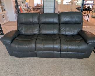 #3 Charcoal Gray Electric Sofa 82"Wx40"Dx40"H $850