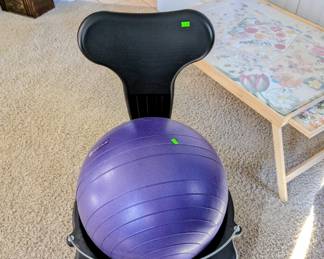 #21 Gaiam Ball Chair $40