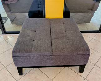 #13 Gray Storage Coffee Table/Ottoman $175