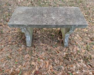 #6 Concrete One Piece Bench $150