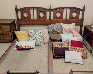 #28 King Size Bed Frame $165