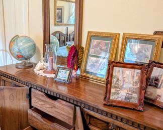 #29 Dresser w/9 Drawers 74"Wx19"Dx31"H $245 #30 Mirror 22"Wx53"H $45